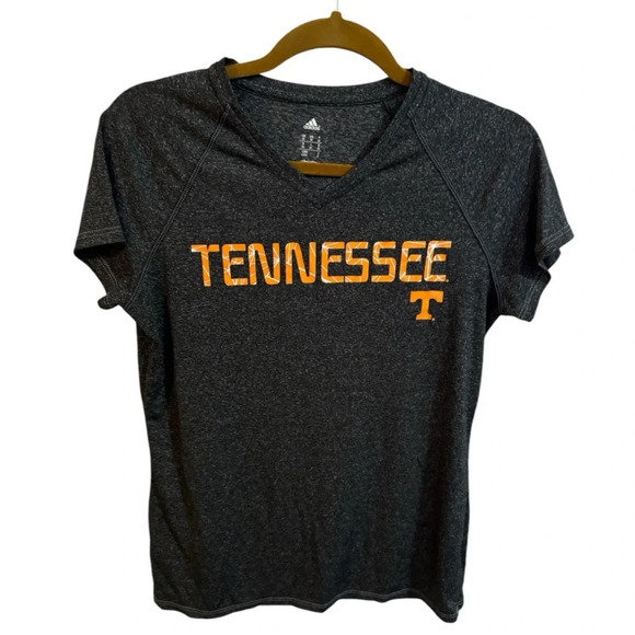 Adidas Tennessee Vols Gray and Orange Dri Fit Tee - Picture 1 of 5